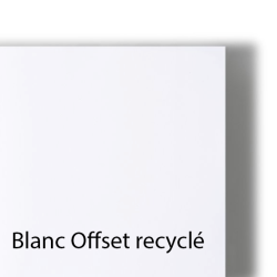 Blanc offset recyclé