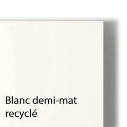 Blanc demi-mat recyclé